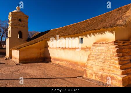 Iglesia Nuestra Señora de Belén oder Kirche Unserer Lieben Frau von Bethlehem, Susques, Altiplano, Privatce Jujuy, Anden, Nordwestargentinien, Lateinamerika Stockfoto