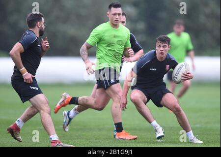 29. September 2019, Wales Men's Rugby League 9's World Cup Training Session am Sonntag, den 29. September 2019 in der Rydal Penrhos School in Colwyn Bay; Stockfoto