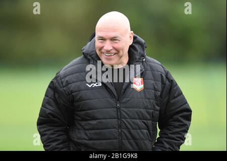 29. September 2019, Wales Men's Rugby League 9's World Cup Training Session am Sonntag, den 29. September 2019 in der Rydal Penrhos School in Colwyn Bay; Stockfoto