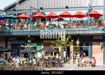 Riverside Food Market, Oxford Terrace, Christchurch Central City, Christchurch, Canterbury Region, Neuseeland Stockfoto