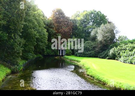 Blick auf die Wasserburg Anholt in Deutschland Stockfoto