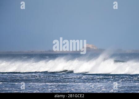 Stürmischer Tag in der Budre Bay Stockfoto