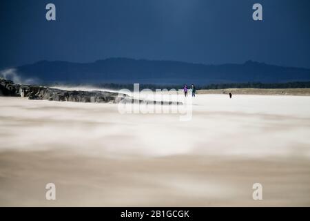 Stürmischer Tag in der Budre Bay Stockfoto