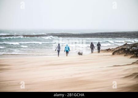 Stürmischer Tag in der Budre Bay Stockfoto