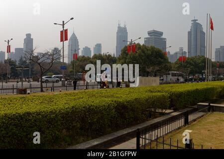 Shanghai Anfang Frühjahr 2018 Stockfoto