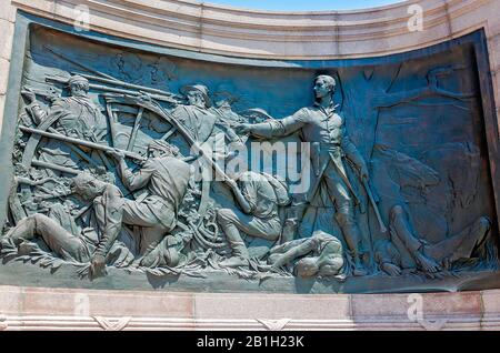 Das staatliche Denkmal von Missouri im Vicksburg National Military Park ehrt Soldaten, die im amerikanischen Bürgerkrieg in Vicksburg, Mississippi, gekämpft haben. Stockfoto