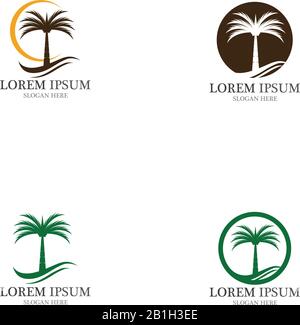 Datum Baum Symbol vektor Illustration logo Vorlage Stock Vektor