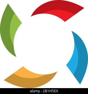 Vorlage für Vektorgrafiken mit Dreiecklogo Stock Vektor