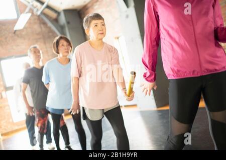 Die Weitergabe von Baton über Generationen Stockfoto