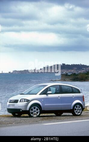 Audi A2 im Süden Frankreichs 2000 Stockfoto