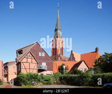 St. Martin's Church, Nienburg/Weser, Niedersachsen, Deutschland, Europa Stockfoto