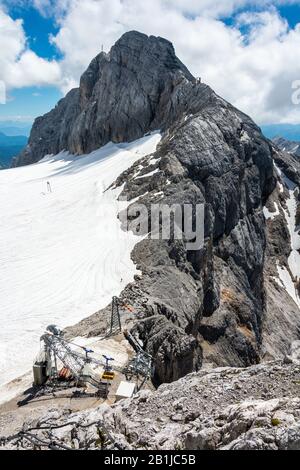 Berglandschaft in Schladming-Dachstein in der Steiermärkischen Region in Österreich. Stockfoto