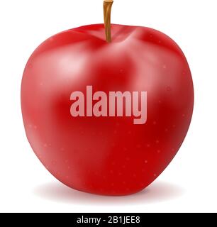 Roter Apfel Stock Vektor