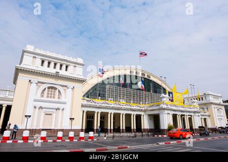 Hua Lamphong, Hauptbahnhof, Bangkok, Thailand Stockfoto