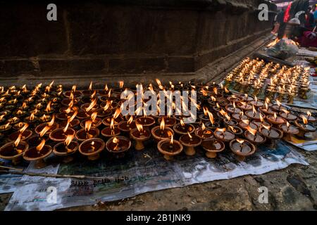 Festival von Rato Machhindranath Jatra in Lalitpur (Patan), Kathmandu-Tal, Nepal Stockfoto