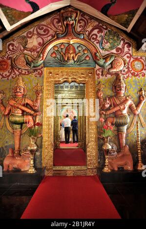 Sri Lanka, Kandy, Kataragama Devalaya Devale, Hindutempel Stockfoto