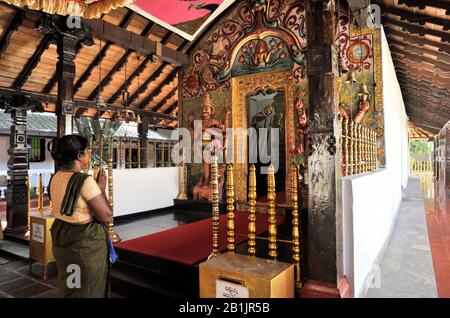 Sri Lanka, Kandy, Kataragama Devalaya Devale, Hindutempel Stockfoto