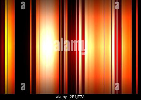 Rot orange und schwarz Bunter Balken Hintergrund und Textur. Illustrarion. Stockfoto