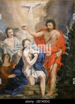 Italien Marken Senigallia - Diocesan Museum - Taufe des herrn durch Camillo Ridolfi Stockfoto