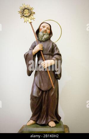 Italien Marken Senigallia - Diocesan Museum - San Francesco da Paola - Unbekannter Autor Stockfoto