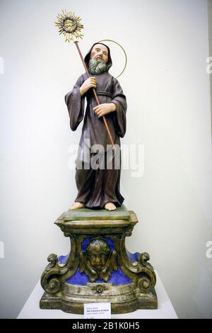 Italien Marken Senigallia - Diocesan Museum - San Francesco da Paola - Unbekannter Autor Stockfoto