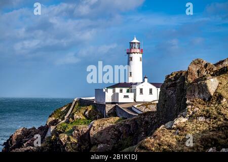 Fanad Head Lighthouse im County Donegal, Republik Irland. Stockfoto