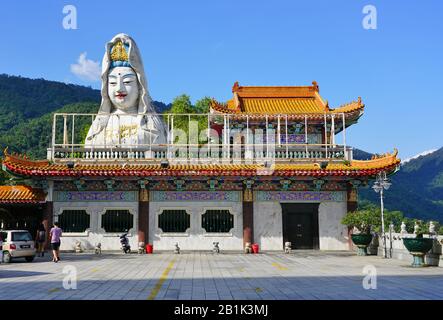 GEORGE TOWN, Penang, Malaysia - 8 Dec 2019 - Ansicht der Khoo Kongsi, einem historischen Chinesischen clan Haus Tempel in Georgetown, Penang entfernt Stockfoto