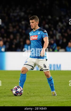 Diego demme (neapel) während Napoli gegen Barcelona, Neapel, Italien, 25. Februar 2020, Fußball-Champions-League-Männermeisterschaft Stockfoto