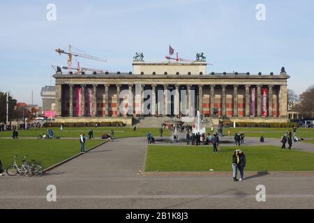 Altes Museum auf der Museumsinsel Stockfoto