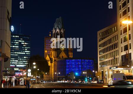 Die Kaiser-Wilhelm-Gedächtniskirche, Berlin, Deutschland Stockfoto