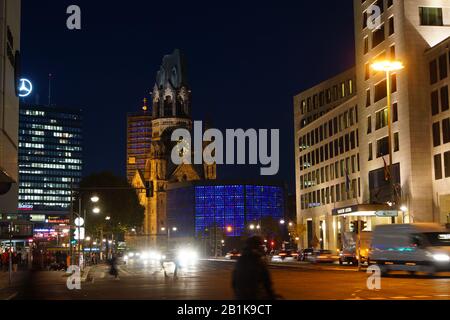 Die Kaiser-Wilhelm-Gedächtniskirche, Berlin, Deutschland Stockfoto