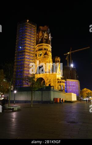 Die Kaiser-Wilhelm-Gedächtniskirche, Berlin, Deutschland Stockfoto