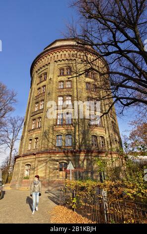 Ehemaliger Wasserturm am Prenzlauer Berg, Berlin, Deutschland Stockfoto