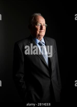 Lord Christopher Tugendhat beim Oldie Literary Lunch; 25/02/20 Stockfoto