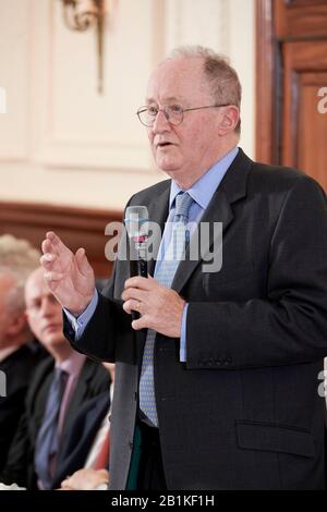 Lord Christopher Tugendhat beim Oldie Literary Lunch; 25/02/20 Stockfoto