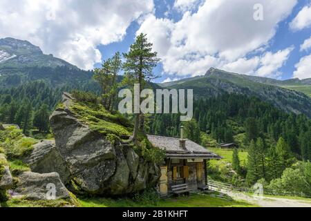 Bergrettungshütte, NP hohe Tauern, Obersulzbachtal, Salzburg, Österreich Stockfoto