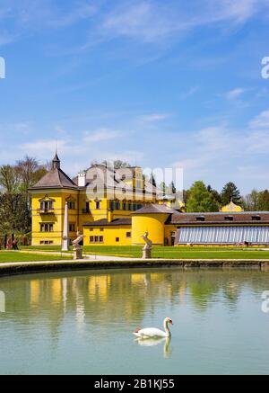 Schlosspark, Schloss Hellbrunn, Salzburg, Österreich Stockfoto