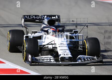 Februar 2020; Circuit De Barcelona Catalunya, Barcelona, Katalonien, Spanien; Formel-1-Vorsaisontests Zwei; Scuderia AlphaTauri Honda, Daniil Kvyat Stockfoto