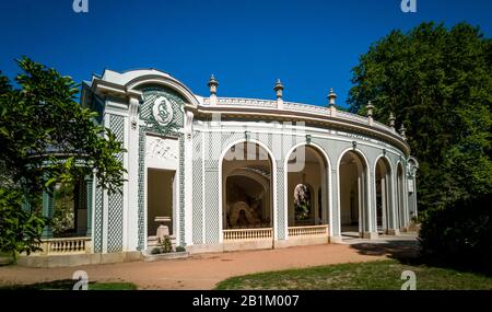 Vichy Kurstadt. Célesting Spring (Quelle der Celestins), Departement Allier, Auvergne Rhone Alpes, Frankreich Stockfoto