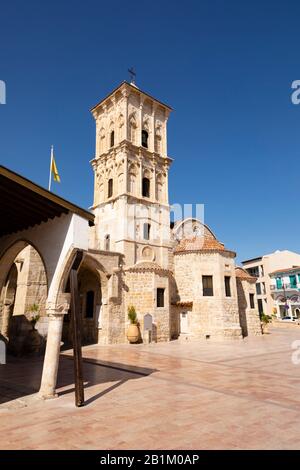 Griechisch-orthodoxe Kirche des Heiligen Lazarus, Ayios Lazaros, Larnaca, Zypern 2018. Stockfoto