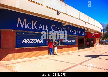 Im McKale Center Ticketbüro der Basketballarena McKale Memorial Center auf dem UA Campus in Tucson Stockfoto