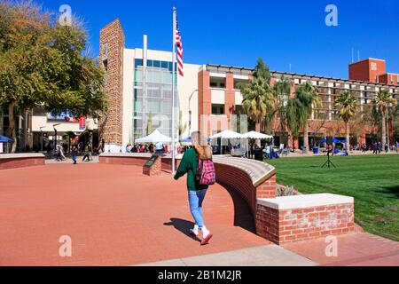 USS Arizona Mall Memorial auf dem UA Campus in Tucson AZ Stockfoto
