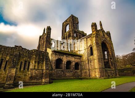 Kirkstall Abbey, Leeds, England Stockfoto