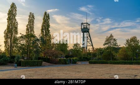 Oberhaus, Nordrhein-Westfalen, Deutschland - 06. August 2018: Abend im Olga-Park Stockfoto