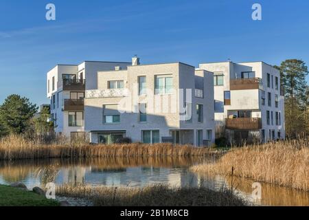 Wohnungssiedlung "5 Morgen", Clayallee, Dahlem, Berlin, Deutschland Stockfoto