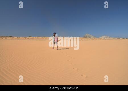 Desertscape, Cabo de la Vela, Guajira, Kolumbien Stockfoto