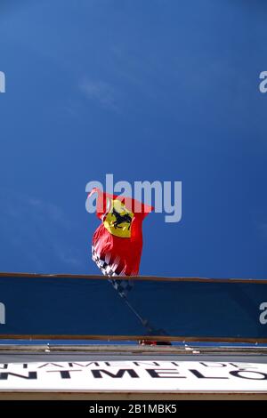 Montmelo, Spanien. Februar 2020. Ferrari Flag Formel-1-Weltmeisterschaft 2020, Wintertesttage #2 2020 Barcelona, 26./28. Februar 2020. Foto Federico Basile/Insidefoto Credit: Insidefoto srl/Alamy Live News Stockfoto