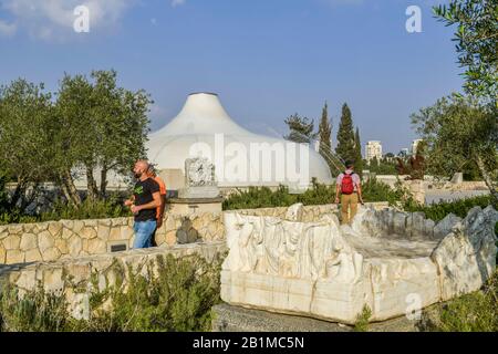 Schrein des Buches, Israel-Museum, Jerusalem, Israel Stockfoto