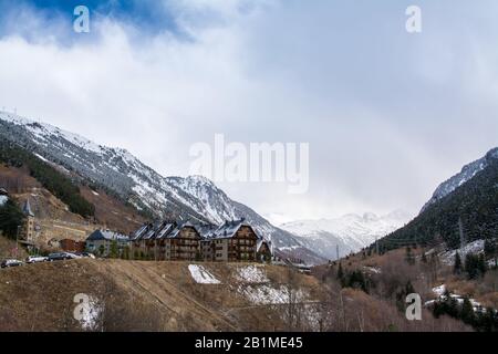 Vielha in Vall d'Aran, Katalonien (Spanien) Stockfoto