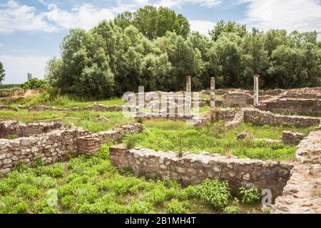 Dion Archaeological Park, Demeter Sanctuary, Griechenland Stockfoto